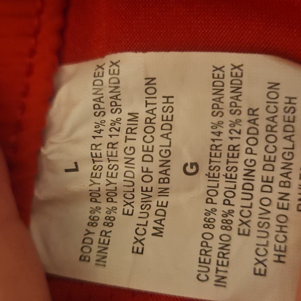 Skora Red 5inch Workout Shorts - Picture 7 of 11